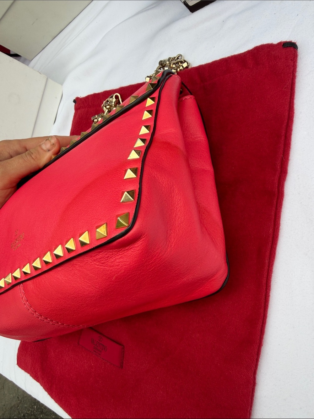 Valentino Garavani Rockstud pink bag - Picture 11 of 12